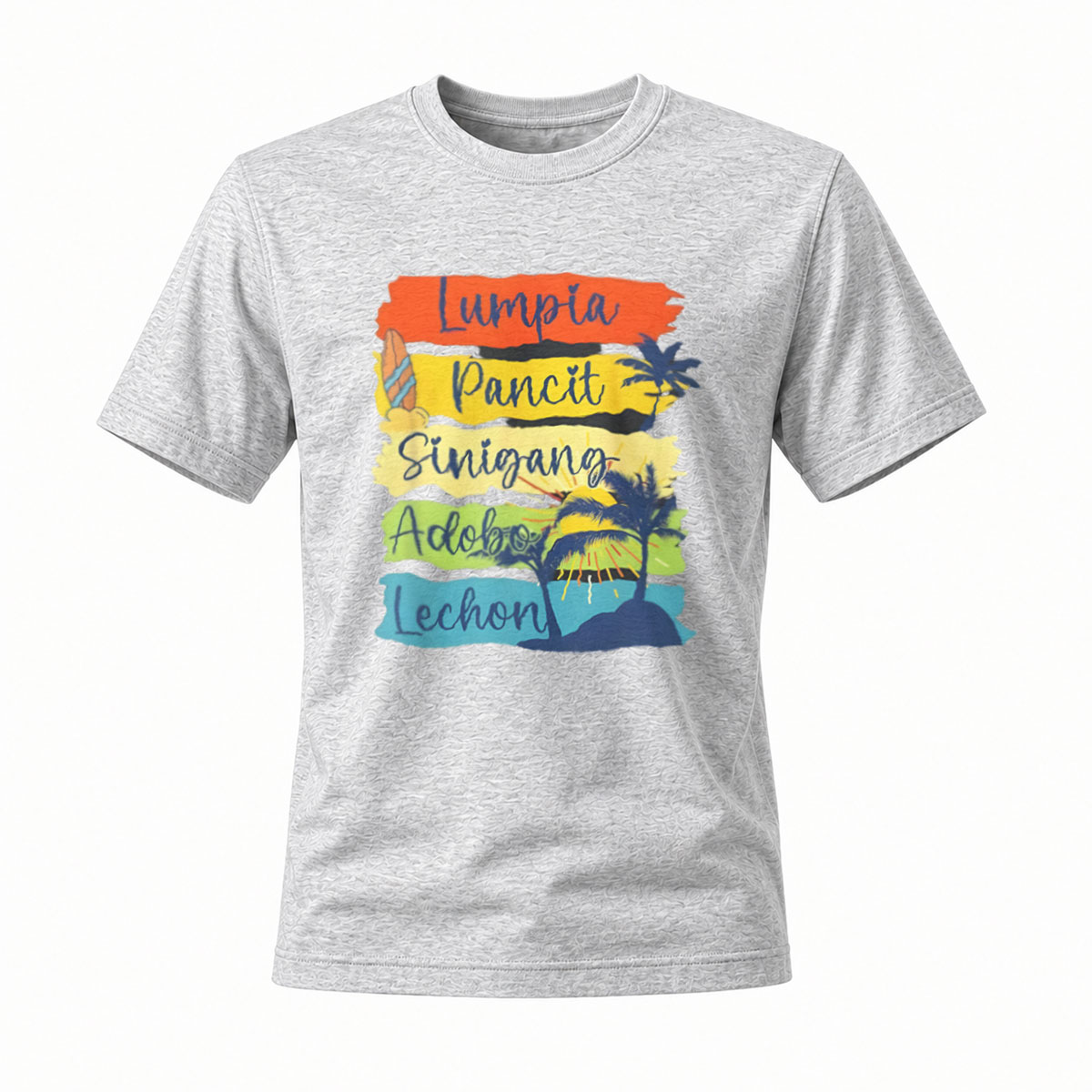 Filipino Food Lover T-Shirt Men's Women's Casual Wear Gift - Image 3