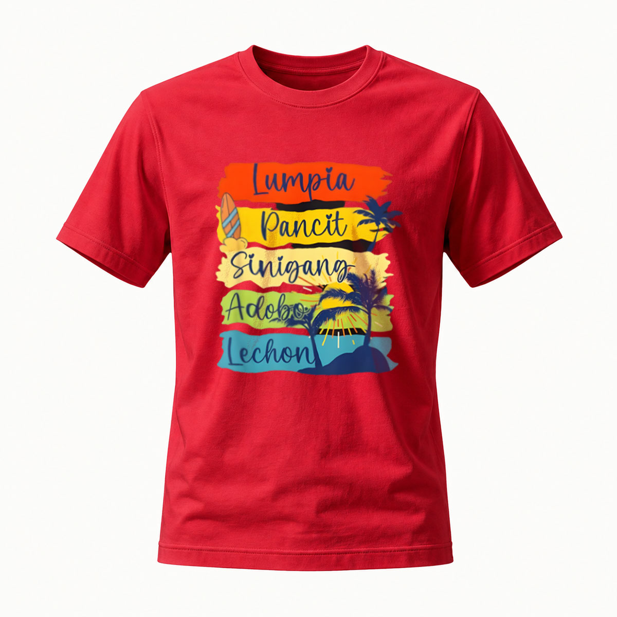 Filipino Food Lover T-Shirt Men's Women's Casual Wear Gift - Image 5