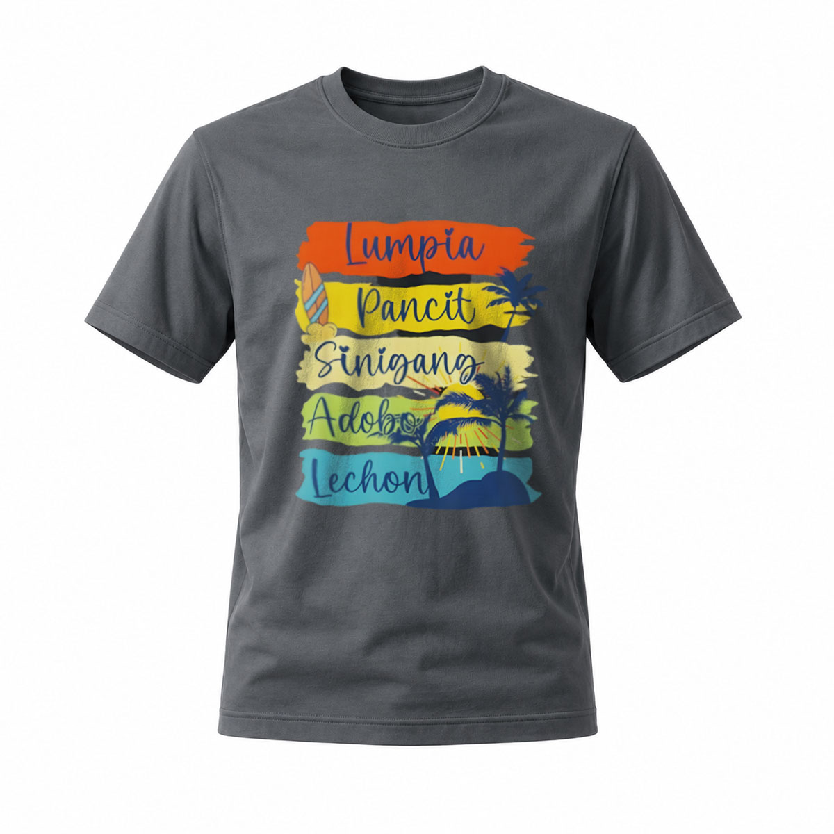 Filipino Food Lover T-Shirt Men's Women's Casual Wear Gift - Image 6