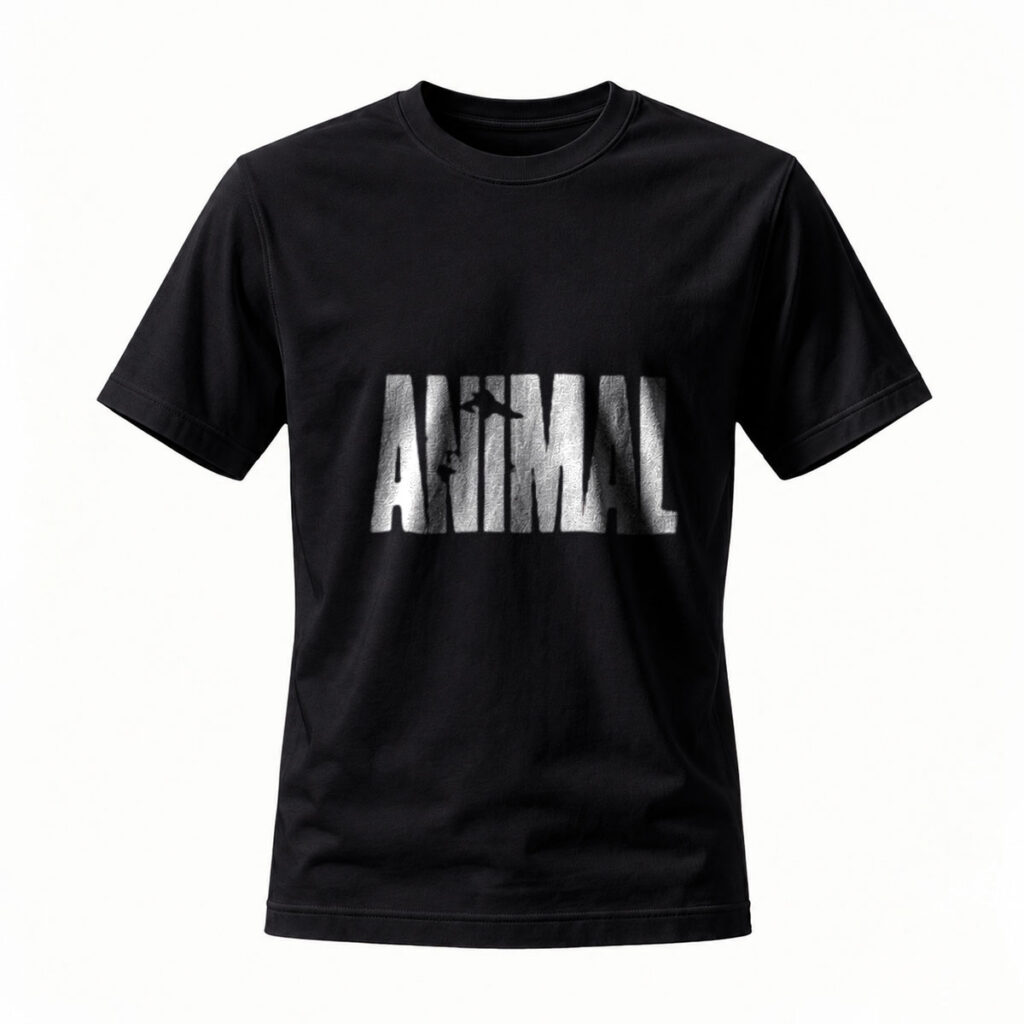 Animal Print T-Shirt Men's Workout Gym Fitness Apparel