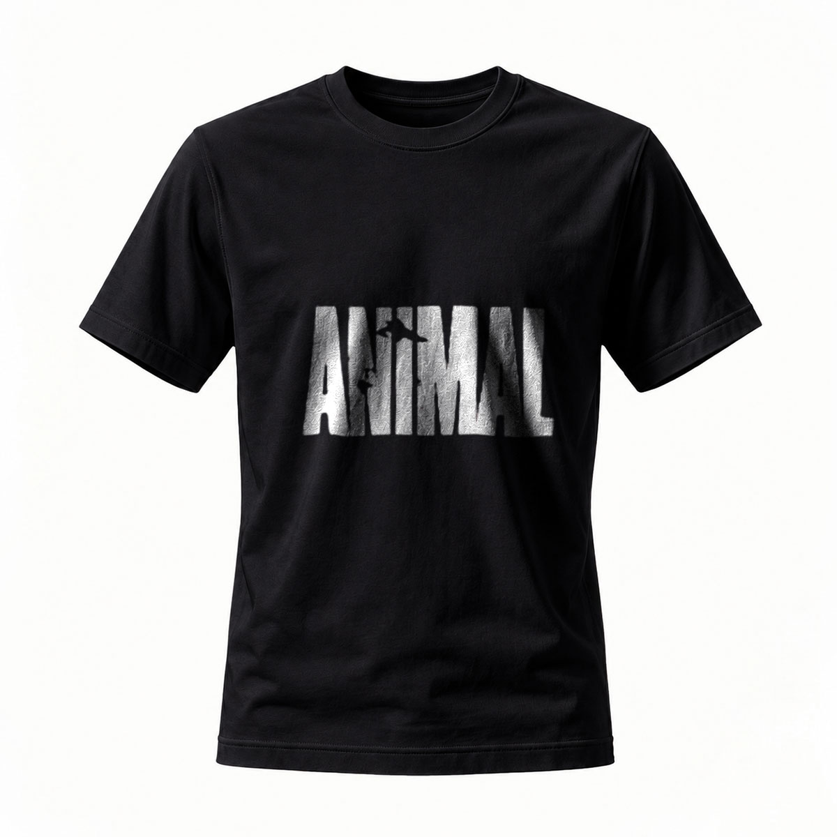 Animal Print T-Shirt Men's Workout Gym Fitness Apparel