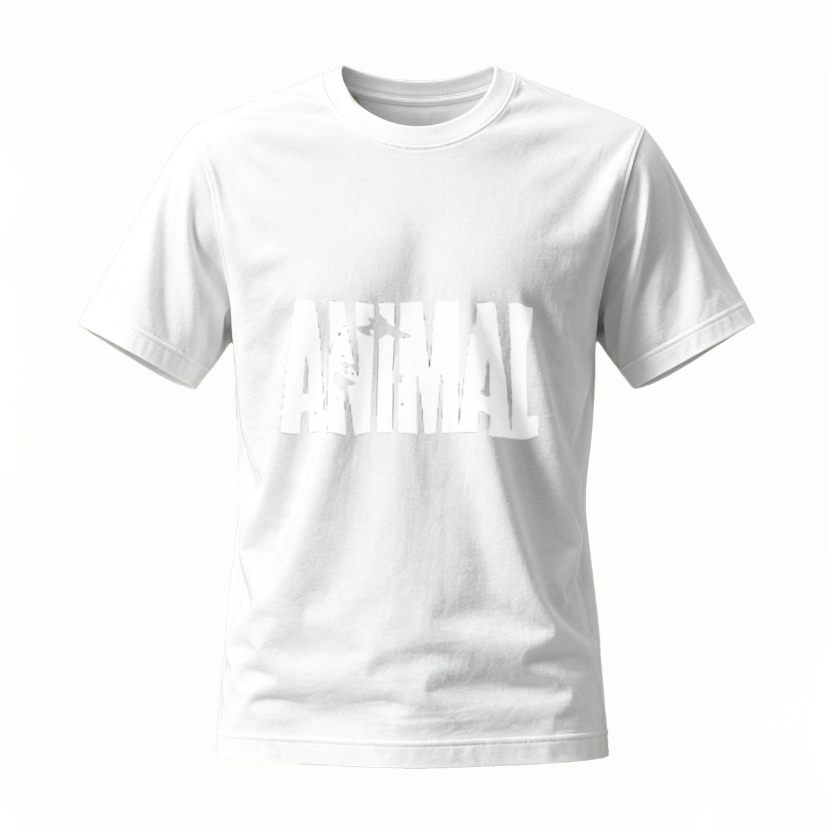 Animal Print T-Shirt Men's Workout Gym Fitness Apparel - Image 2