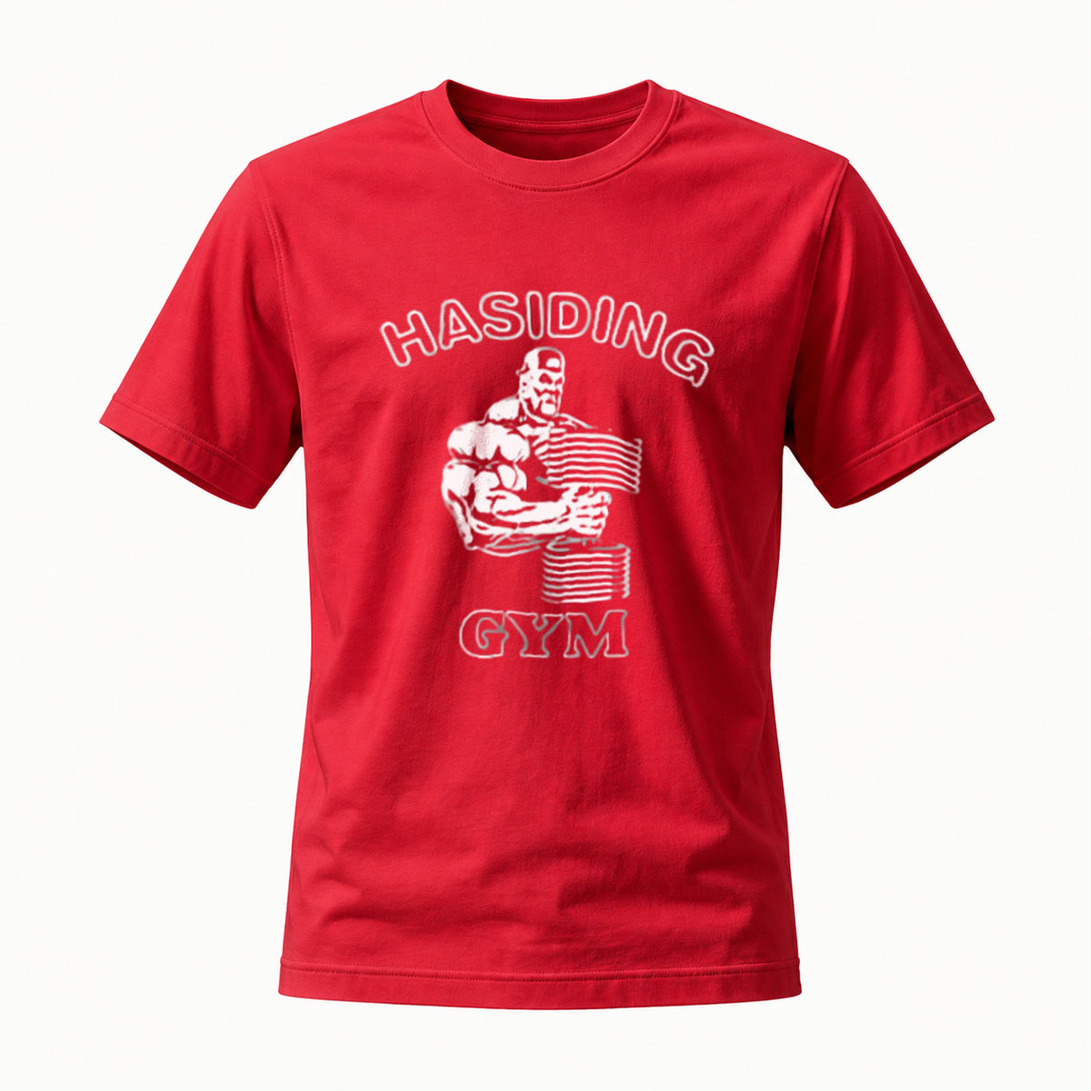 Hasiding Gym Muscle Man T-Shirt Men's Workout Apparel - Image 5