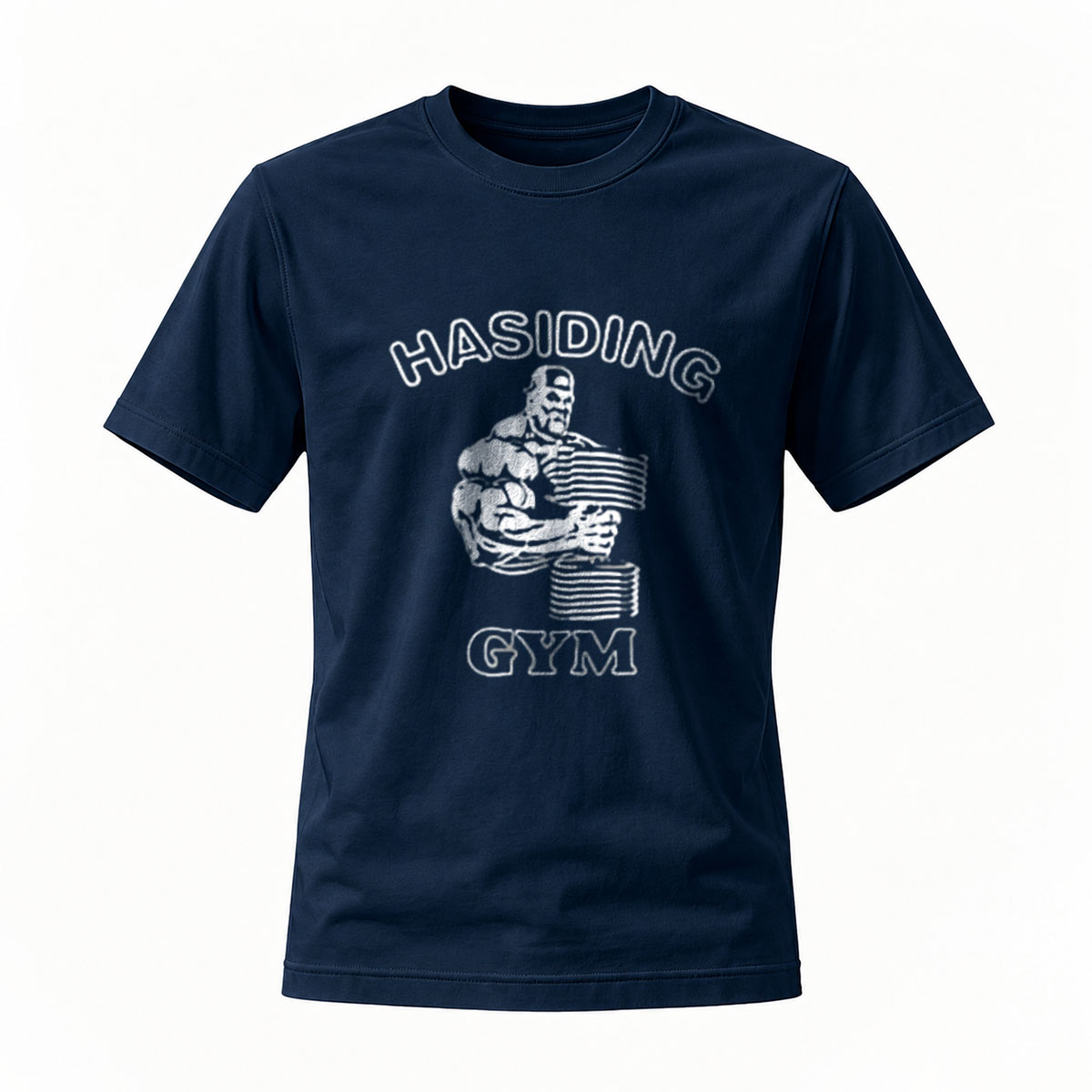 Hasiding Gym Muscle Man T-Shirt Men's Workout Apparel - Image 7