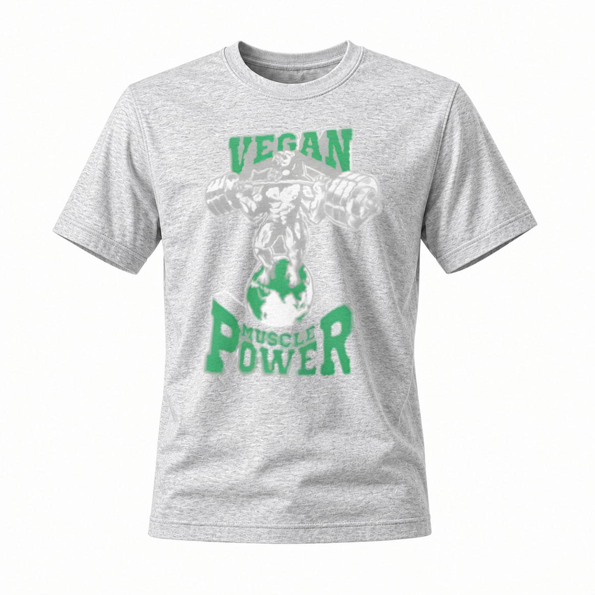 Vegan Power Mushroom T-Shirt Men's Casual Wear Gift - Image 3