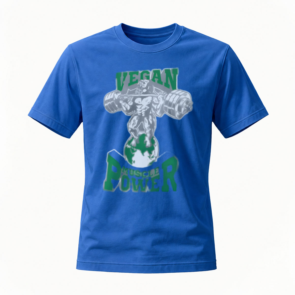 Vegan Power Mushroom T-Shirt Men's Casual Wear Gift - Image 4