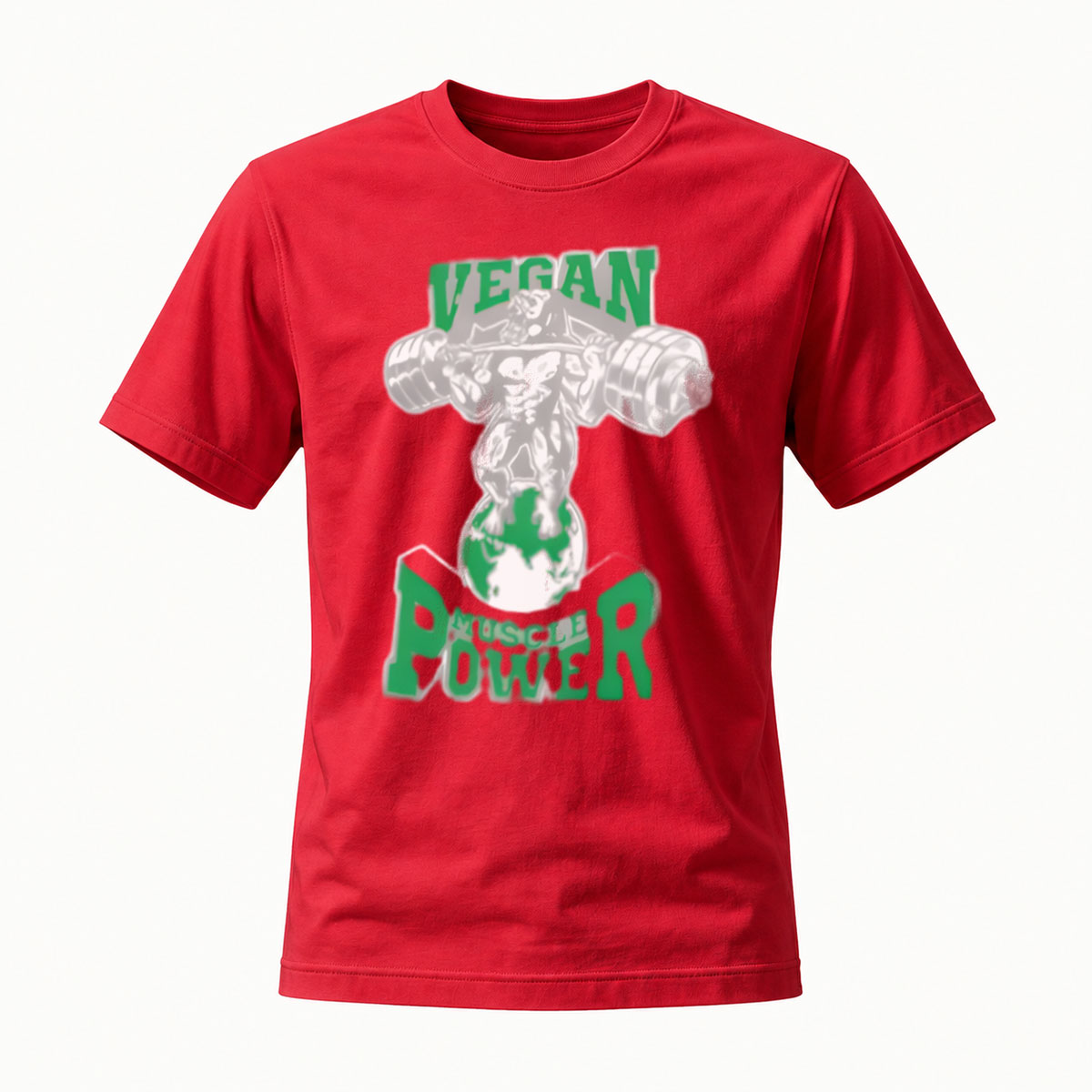Vegan Power Mushroom T-Shirt Men's Casual Wear Gift - Image 5