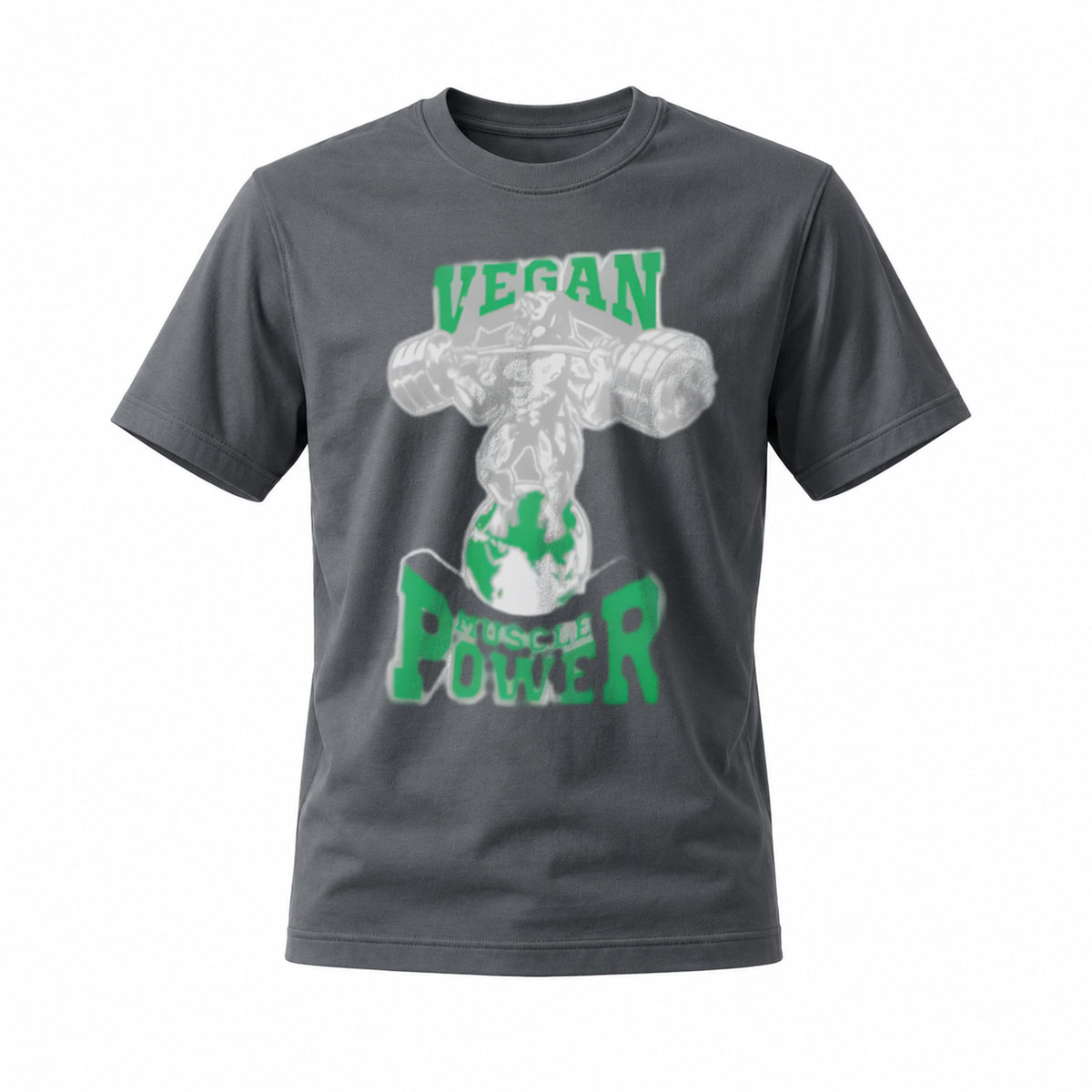 Vegan Power Mushroom T-Shirt Men's Casual Wear Gift - Image 6