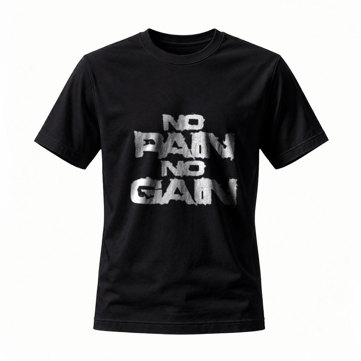 No Pain No Gain Mens T-Shirt Workout Motivation Gym Shirt