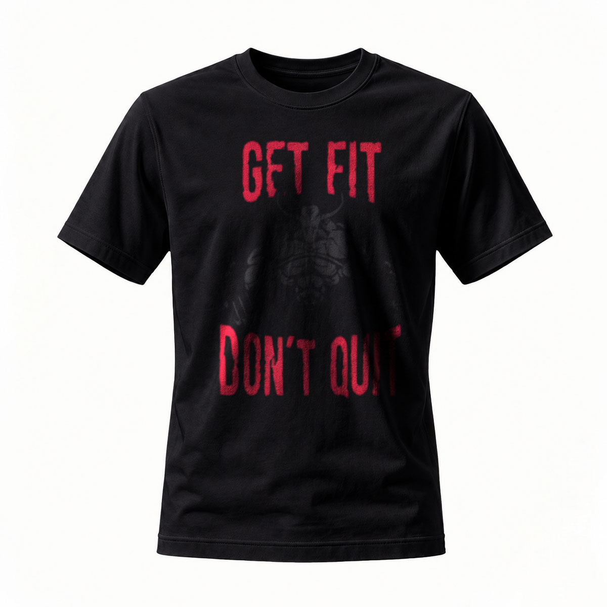 Get Fit Dont Quit Gym Motivation T-Shirt Men Women Workout Apparel