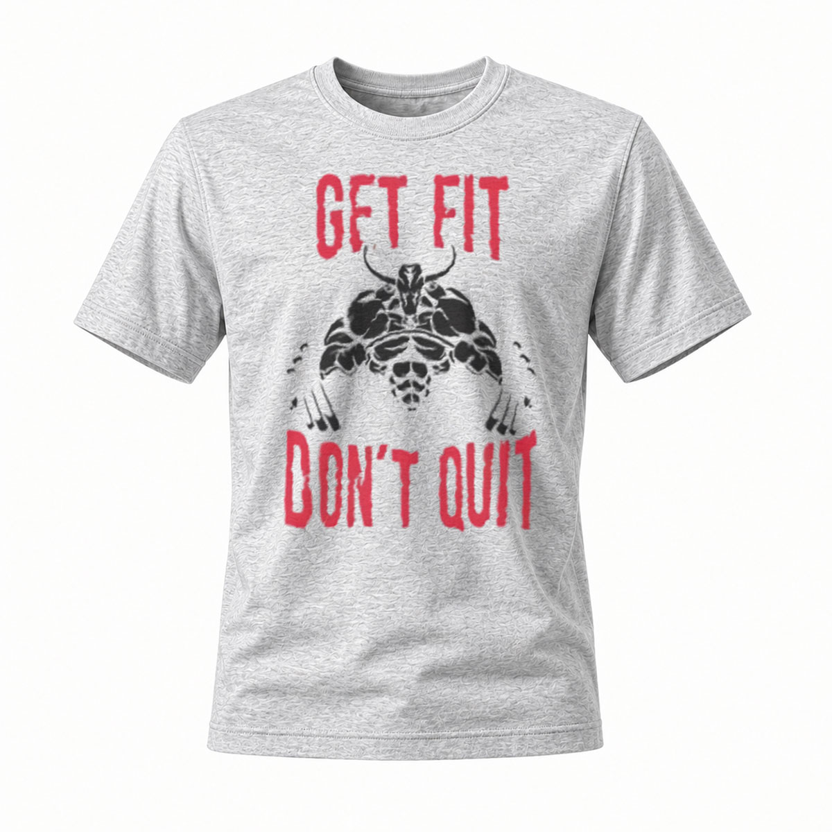Get Fit Dont Quit Gym Motivation T-Shirt Men Women Workout Apparel - Image 3