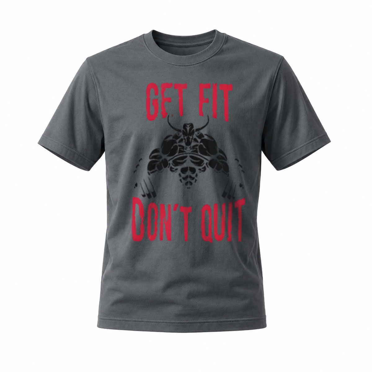 Get Fit Dont Quit Gym Motivation T-Shirt Men Women Workout Apparel - Image 6
