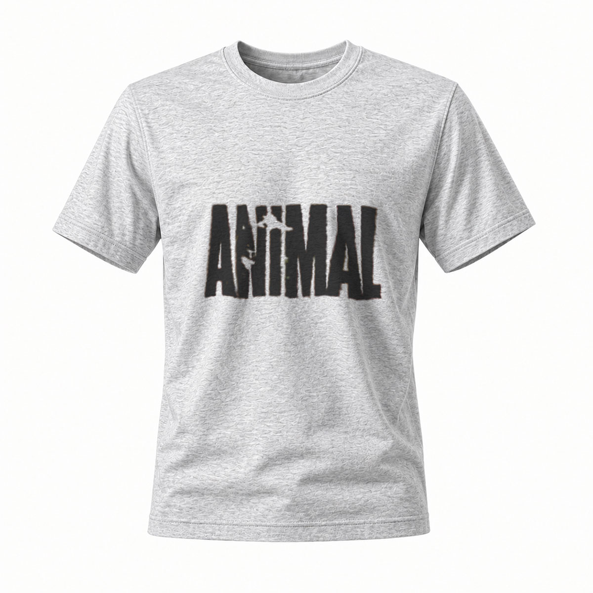 Black T-Shirt Men's Minimalist Logo Print Casual Wear Gift Idea - Image 3