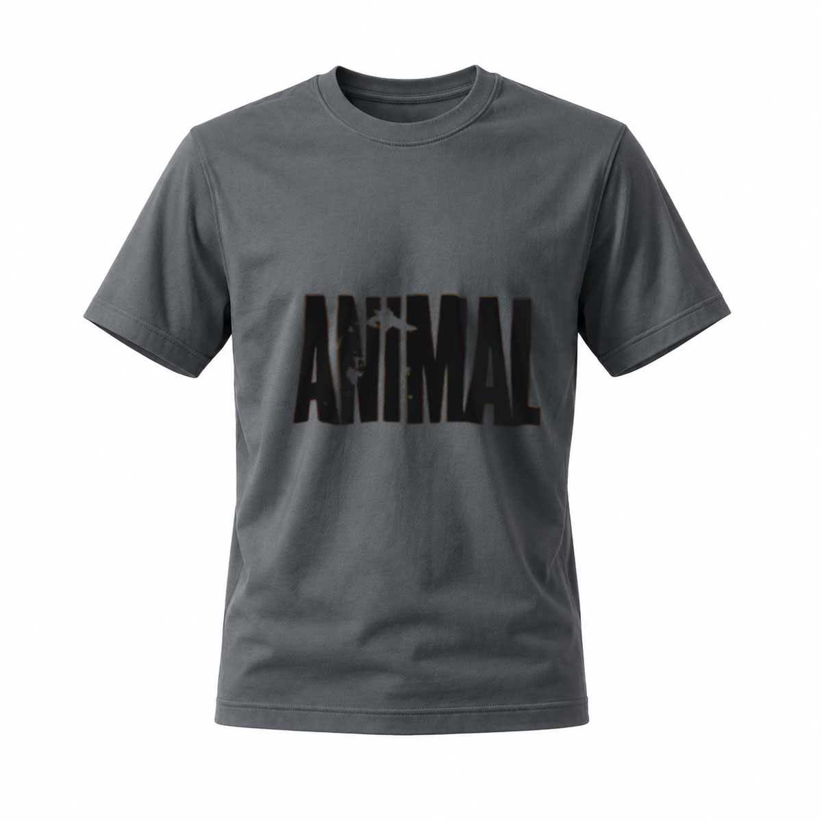 Black T-Shirt Men's Minimalist Logo Print Casual Wear Gift Idea - Image 6