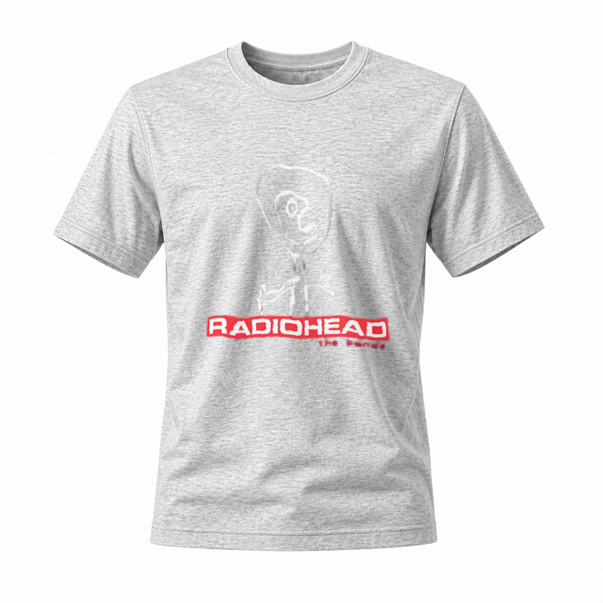 Radiohead The Bends Stick Figure Men's T-Shirt Black Music Band Apparel - Image 3