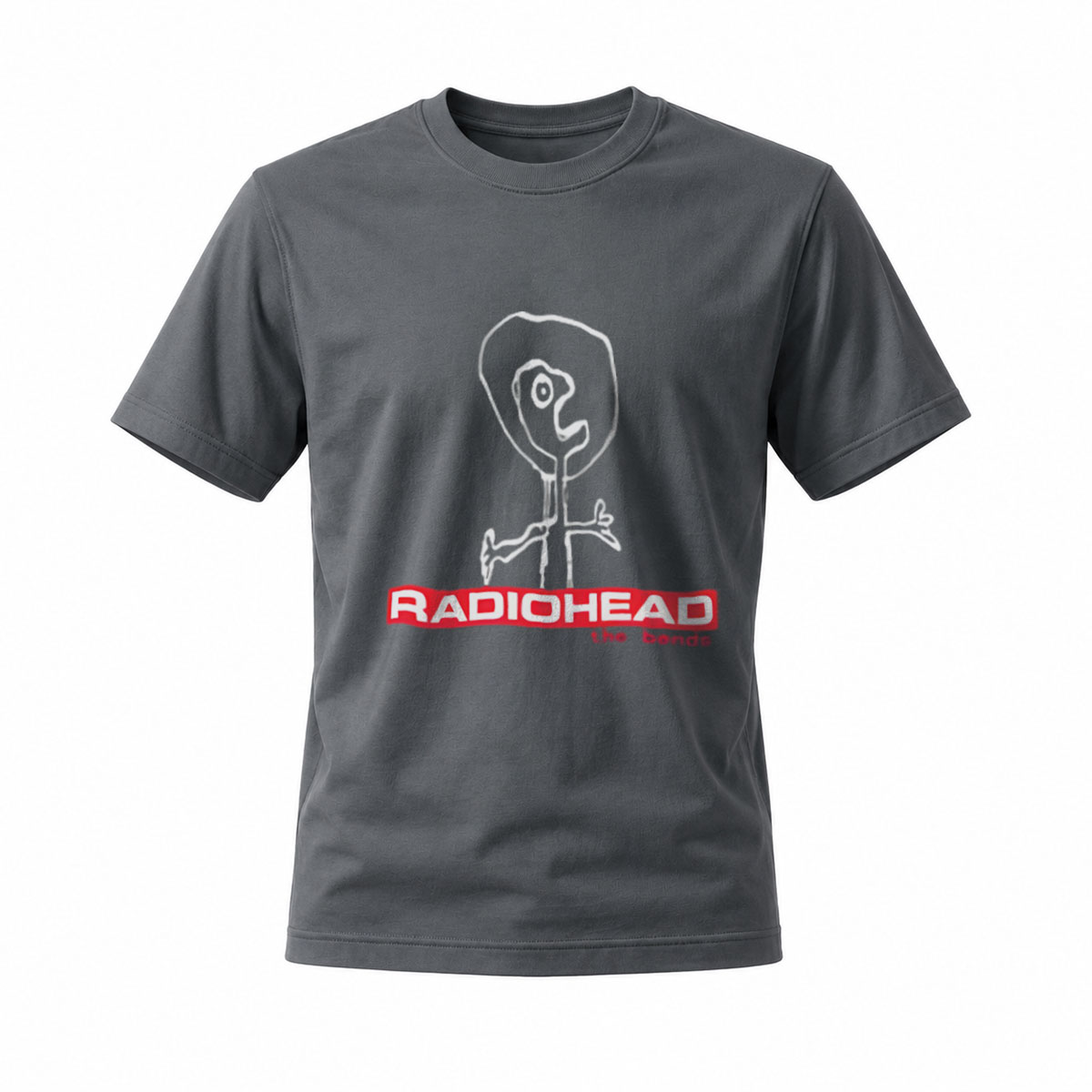 Radiohead The Bends Stick Figure Men's T-Shirt Black Music Band Apparel - Image 6