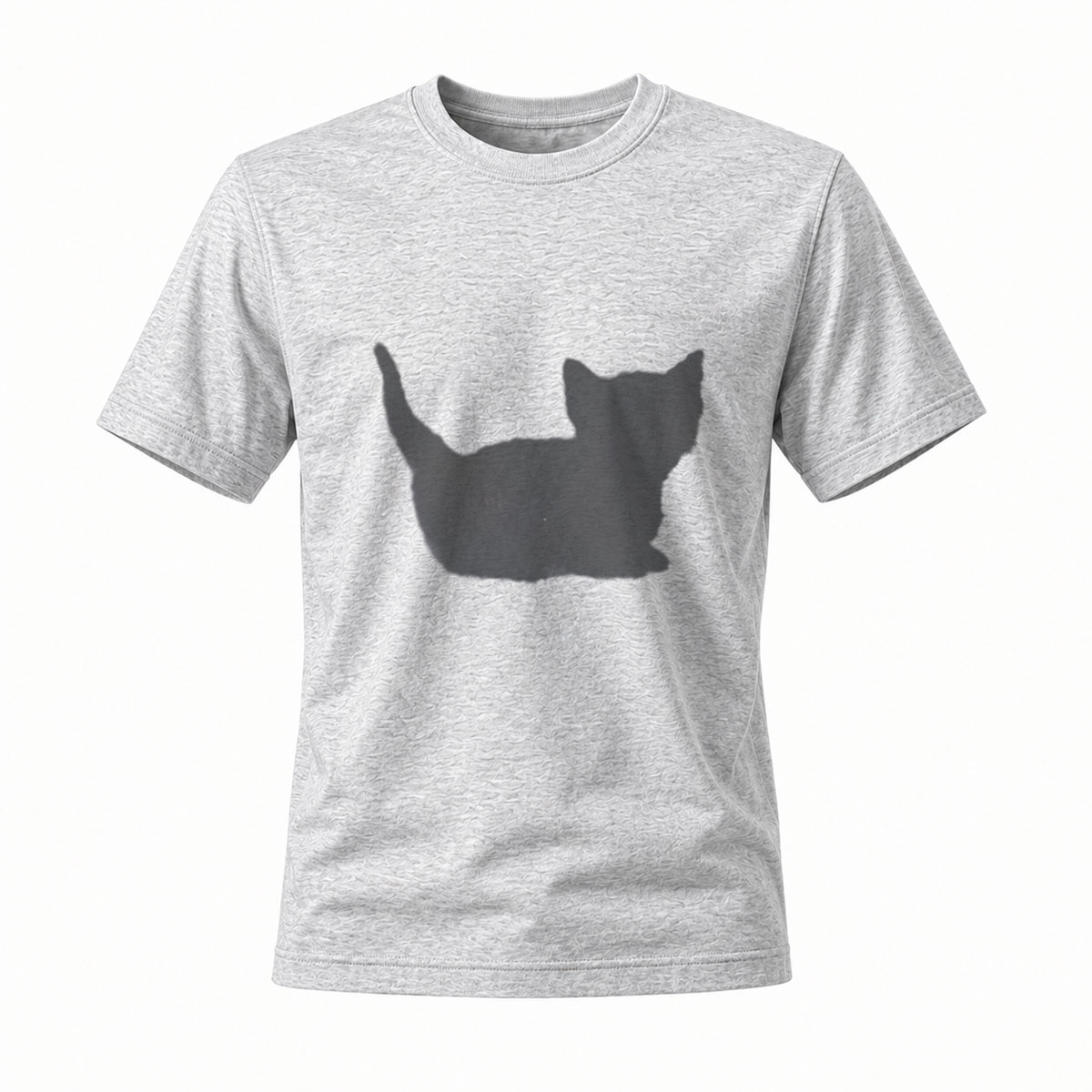 Black T-Shirt with Abstract Print Men's Casual Wear Gift Idea - Image 3