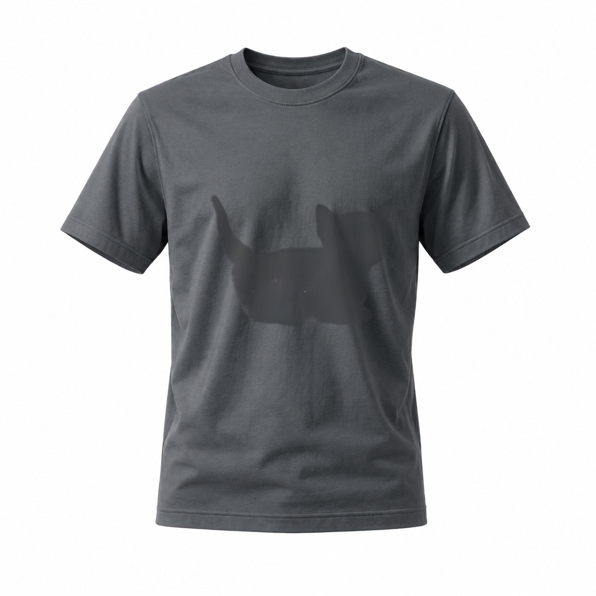 Black T-Shirt with Abstract Print Men's Casual Wear Gift Idea - Image 6