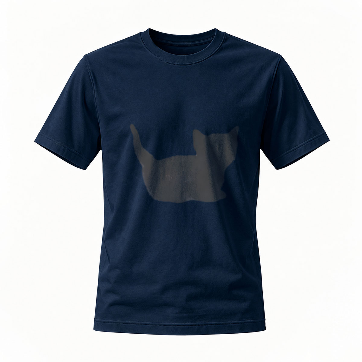 Black T-Shirt with Abstract Print Men's Casual Wear Gift Idea - Image 7