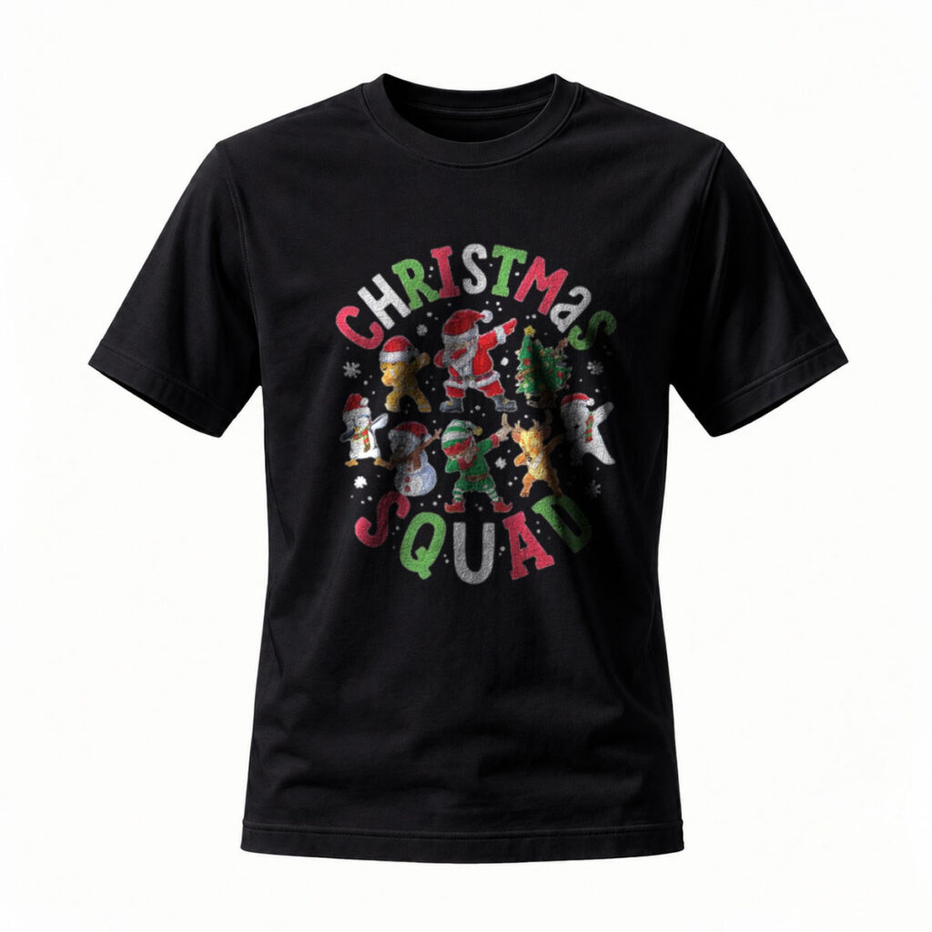 Christmas Squad Holiday T-Shirt Men's Women's Christmas Gift