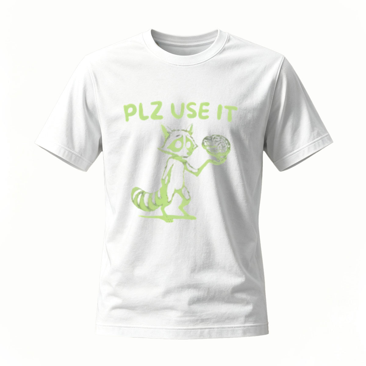 PLZ USE IT Cat T-Shirt Men Women Funny Gift Wear - Image 2