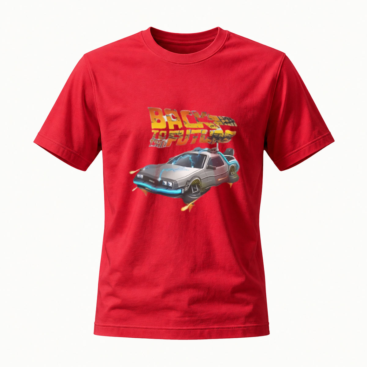 Back to the Future DeLorean Men's T-Shirt Movie Fan Gift - Image 5
