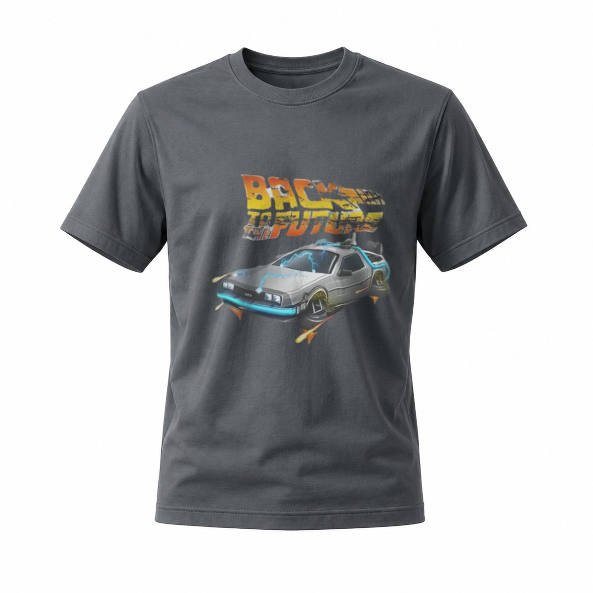 Back to the Future DeLorean Men's T-Shirt Movie Fan Gift - Image 6