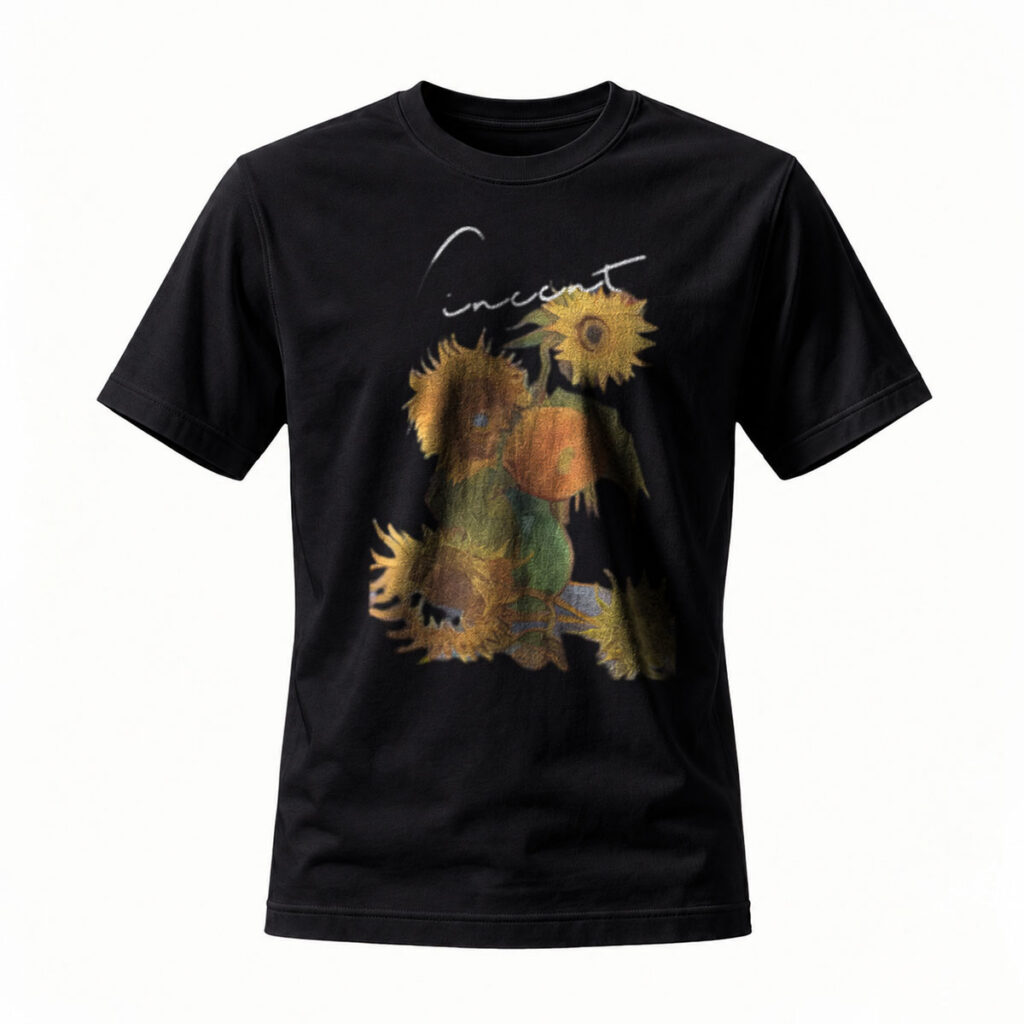 Vincent Van Gogh Sunflowers Art Men's T-Shirt