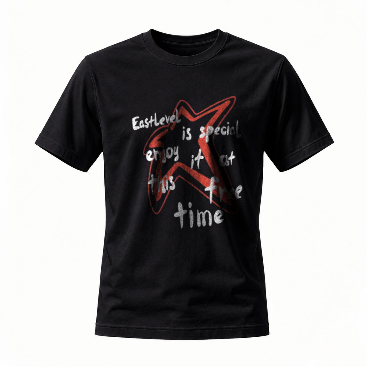 Eastlevel Star Graphic T-Shirt Men's Casual Wear Gift