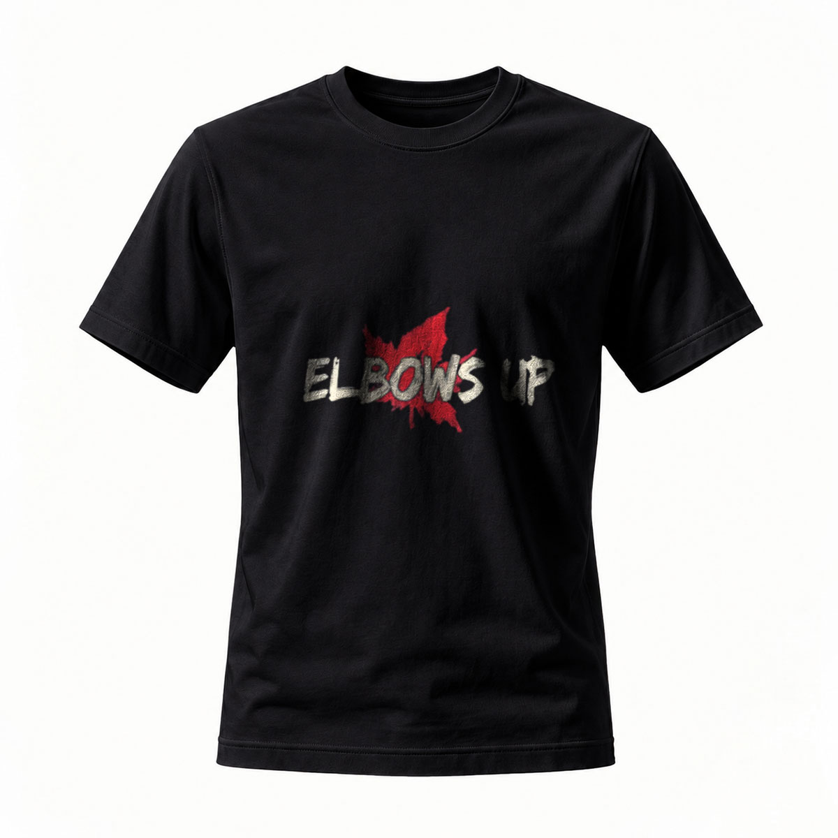 Elbows Up T-Shirt Men's Baseball Style Graphic Tee Gift Wear