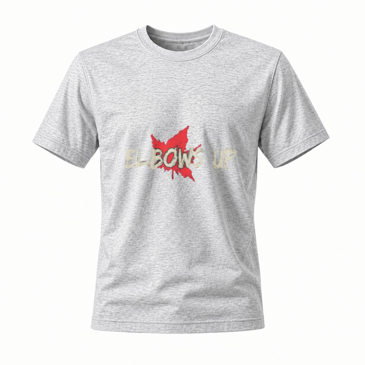 Elbows Up T-Shirt Men's Baseball Style Graphic Tee Gift Wear - Image 3