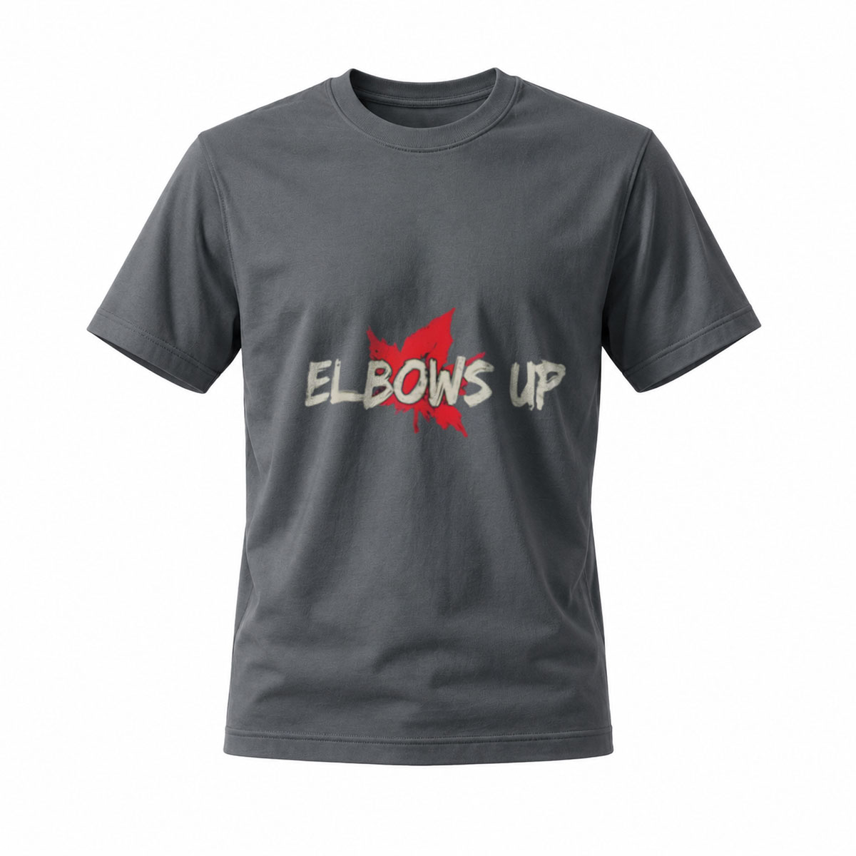 Elbows Up T-Shirt Men's Baseball Style Graphic Tee Gift Wear - Image 6