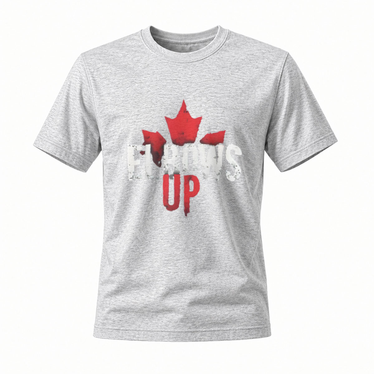 Elbows Up Canada Maple Leaf T-Shirt Men's Casual Wear - Image 3