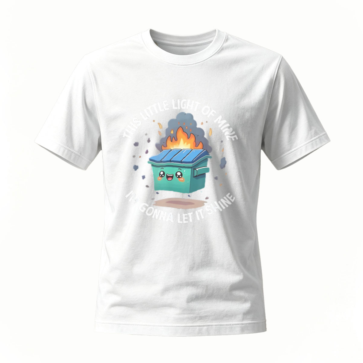 This Little Light of Mine T-Shirt Men's Funny Quote Shirt - Image 2