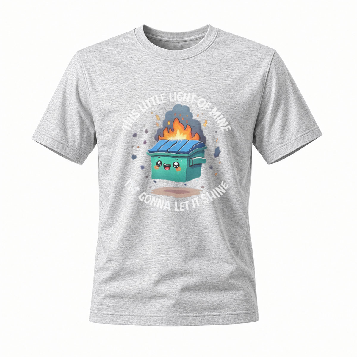 This Little Light of Mine T-Shirt Men's Funny Quote Shirt - Image 3