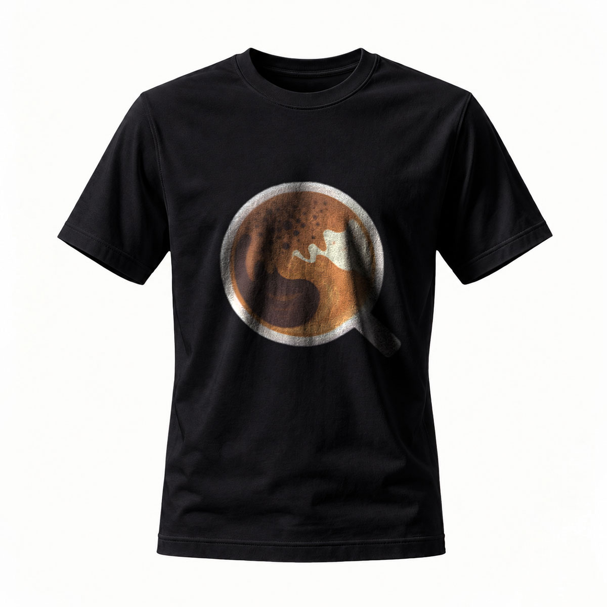 Coffee Cat Art Men's T-Shirt Gift for Coffee Lovers