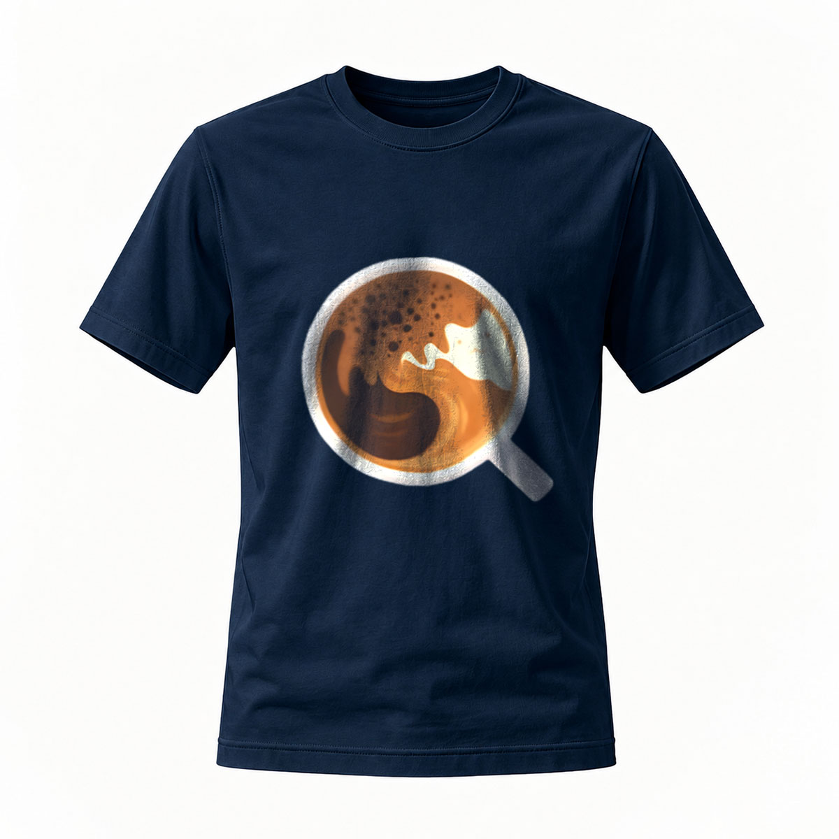 Coffee Cat Art Men's T-Shirt Gift for Coffee Lovers - Image 7