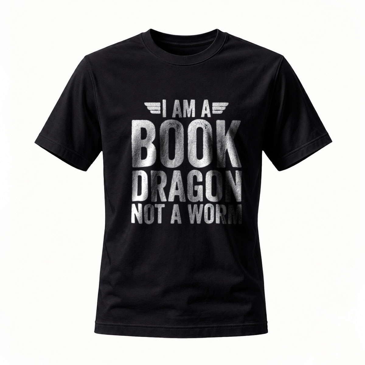 I Am A Book Dragon Not A Worm T-Shirt Men's Women's Gift Reading Lover Fashion