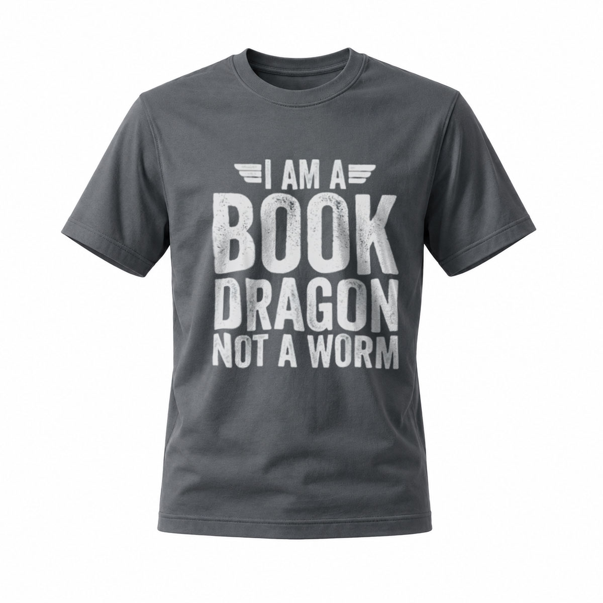 I Am A Book Dragon Not A Worm T-Shirt Men's Women's Gift Reading Lover Fashion - Image 6