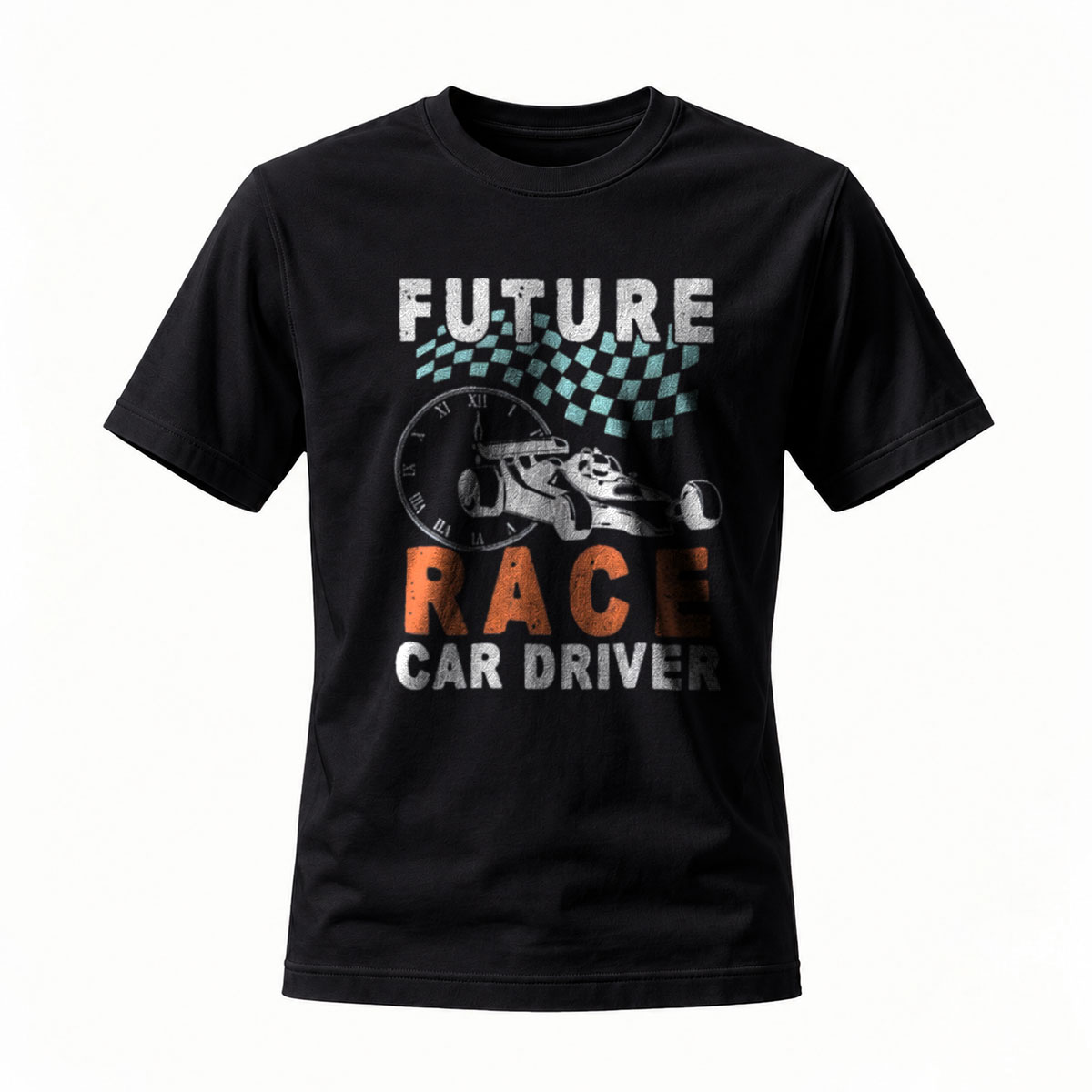 Future Race Car Driver Kids T-Shirt Gift for Boys Girls