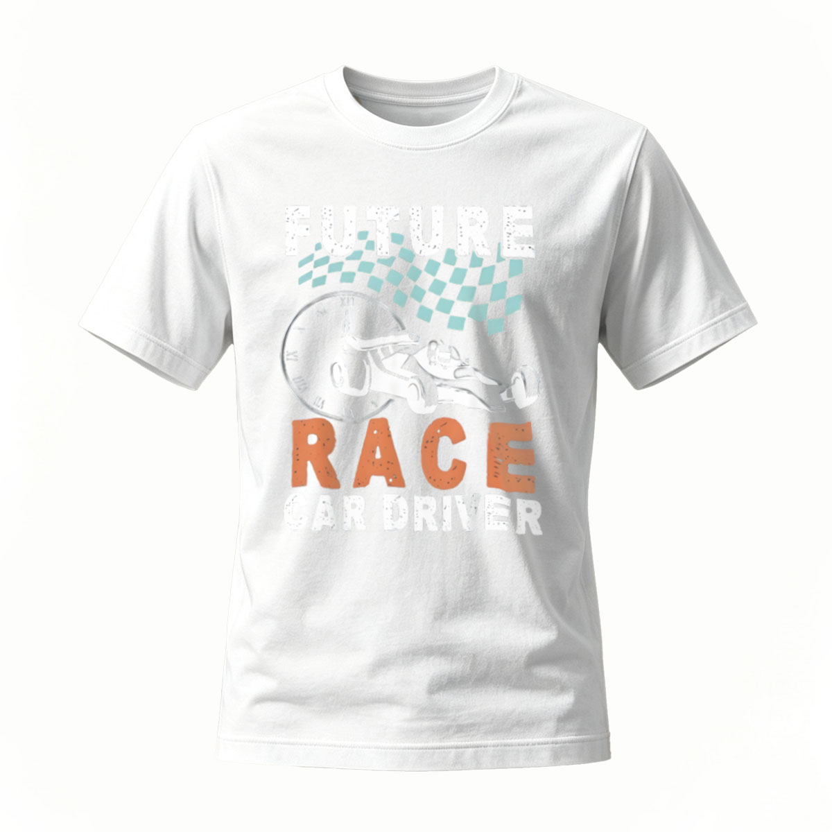 Future Race Car Driver Kids T-Shirt Gift for Boys Girls - Image 2