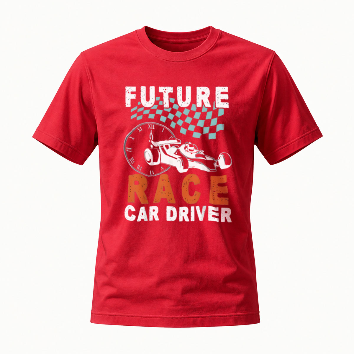 Future Race Car Driver Kids T-Shirt Gift for Boys Girls - Image 5