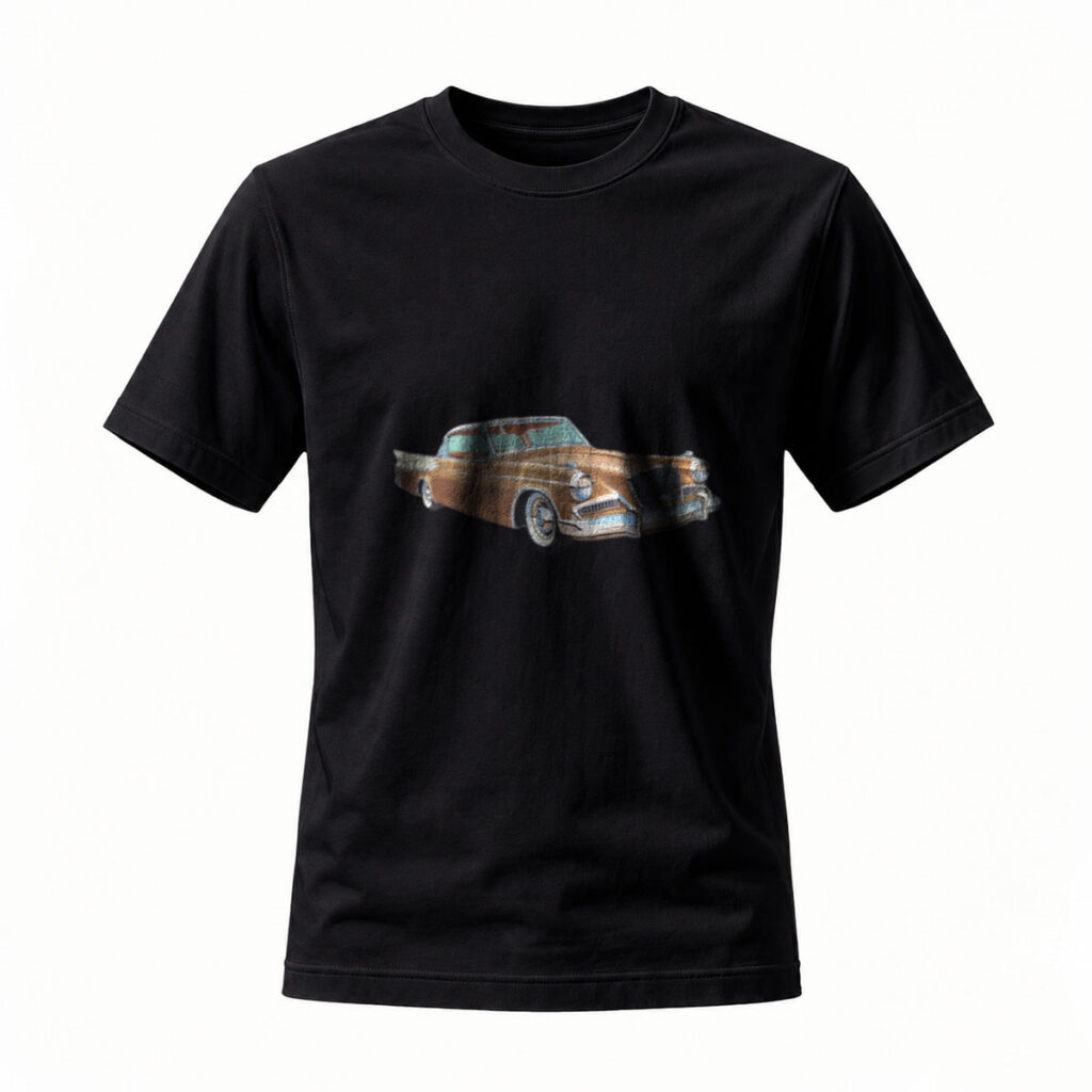Classic Car Print Men's T-Shirt Vintage Auto Design