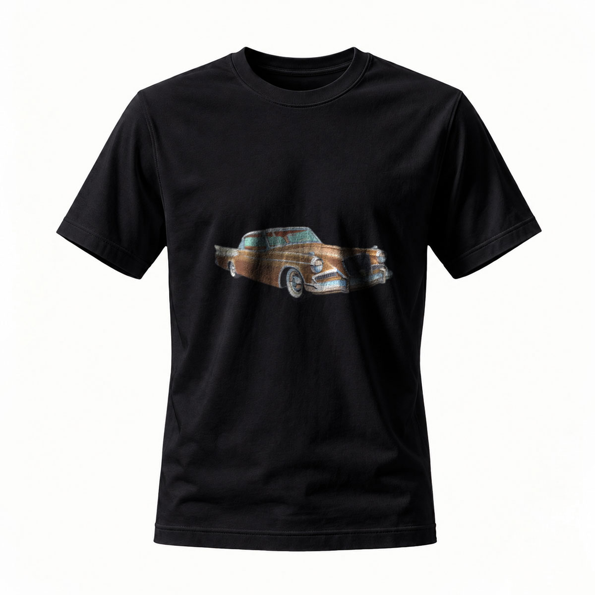 Classic Car Print Men's T-Shirt Vintage Auto Design