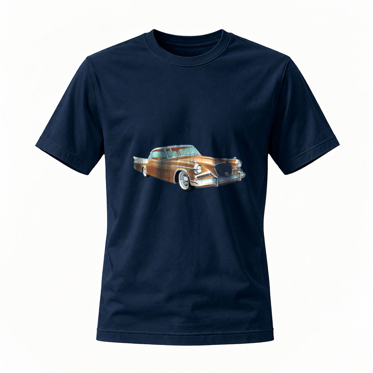 Classic Car Print Men's T-Shirt Vintage Auto Design - Image 7