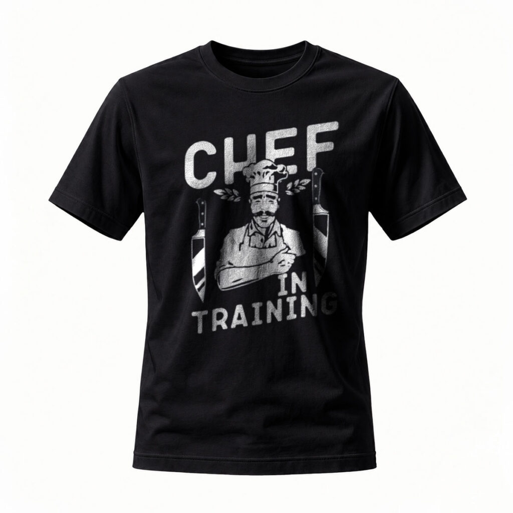 Chef In Training T-Shirt Men's Cooking Gift Kitchen Wear