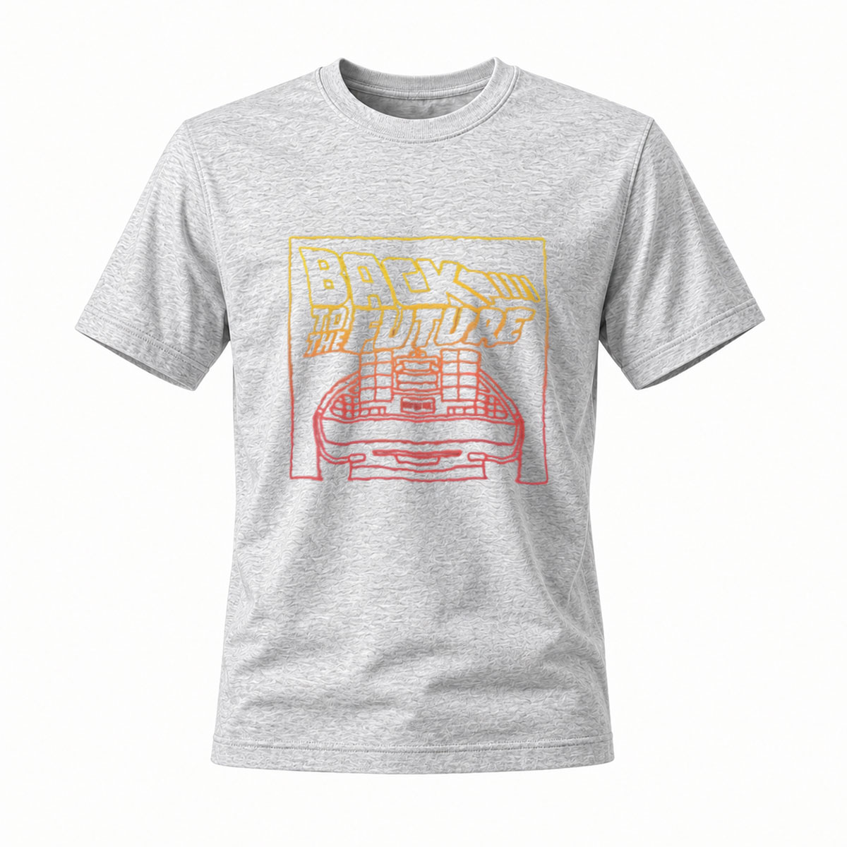 Back to the Future DeLorean Men's T-Shirt Movie Fan Gift - Image 3