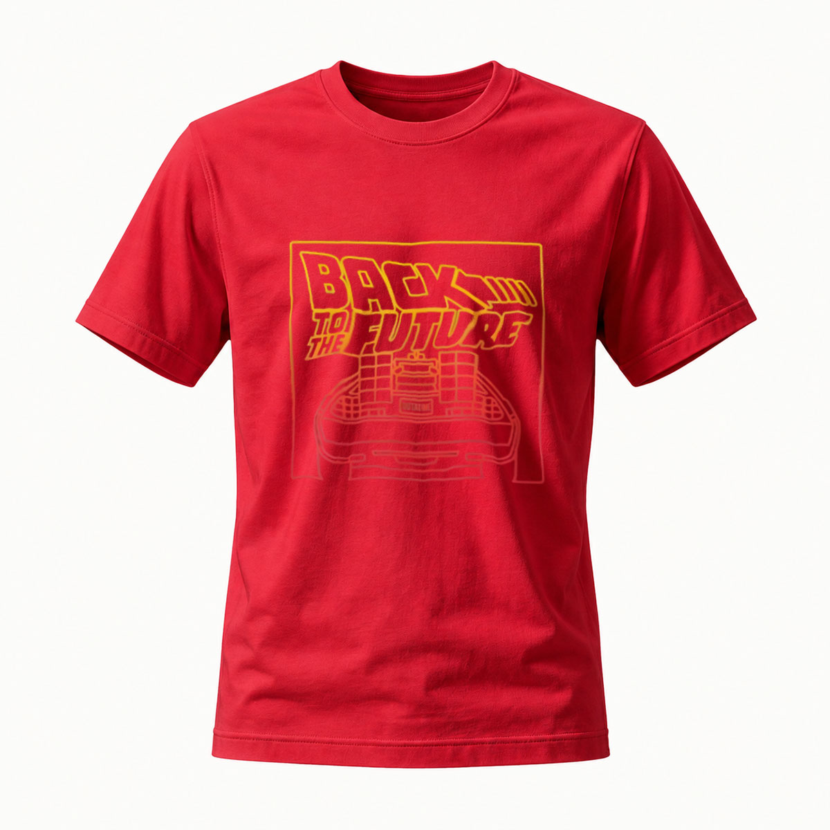 Back to the Future DeLorean Men's T-Shirt Movie Fan Gift - Image 5