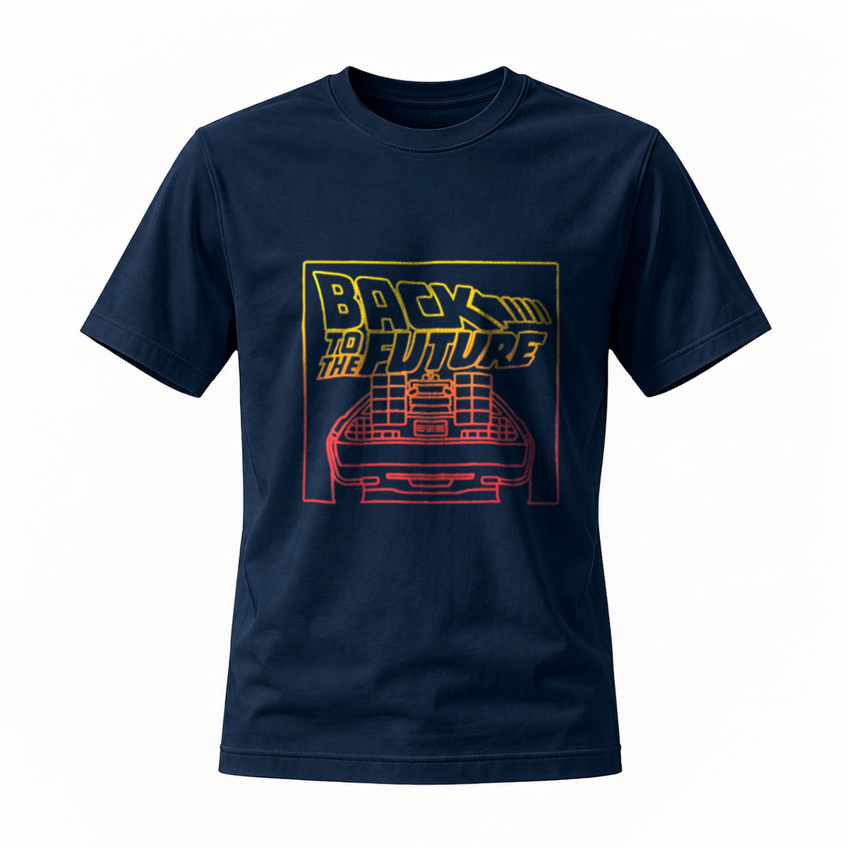 Back to the Future DeLorean Men's T-Shirt Movie Fan Gift - Image 7