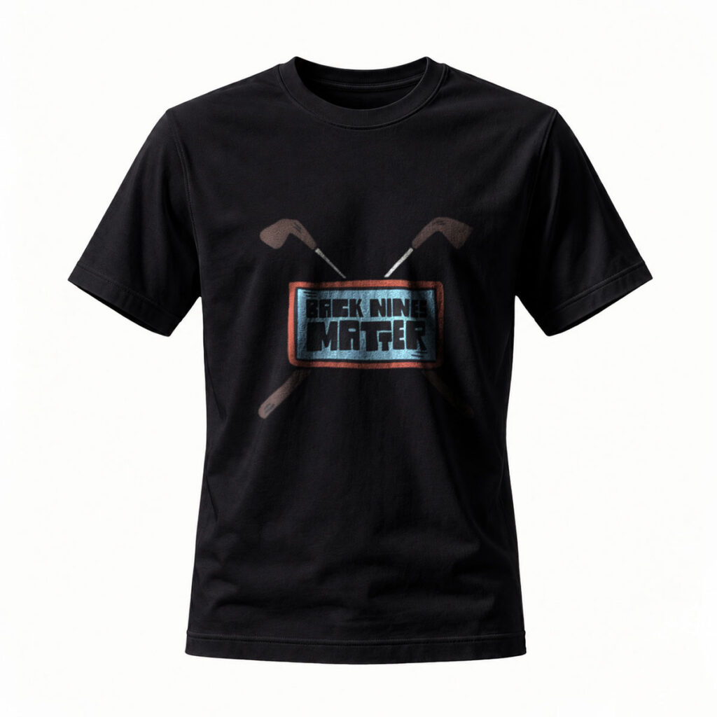 Back Nine Matter Golf T-Shirt Men's Casual Wear